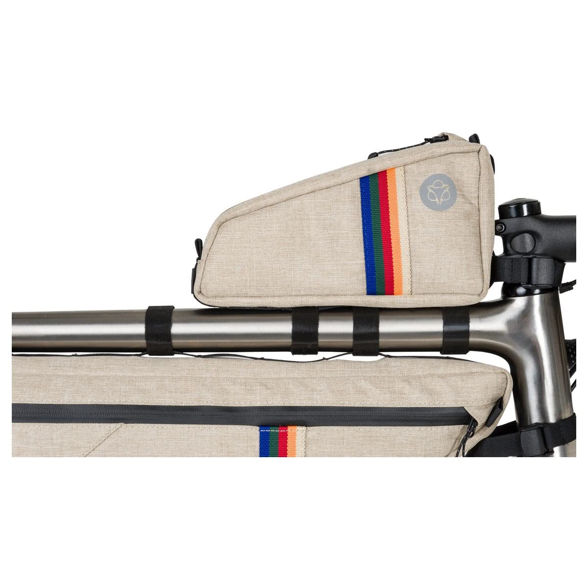 AGU Top-Tube Bolsa para el Cuadro Venture - Beige -