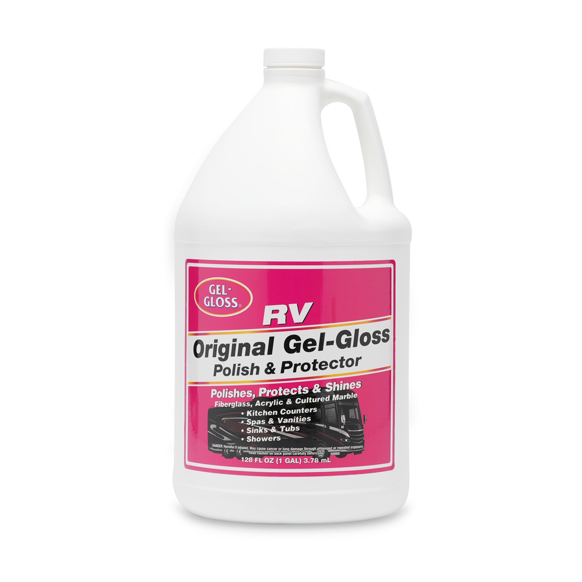 Gel-Gloss RV, Kitchen and Bath Polish and Protector, GG-128, 128 fl oz