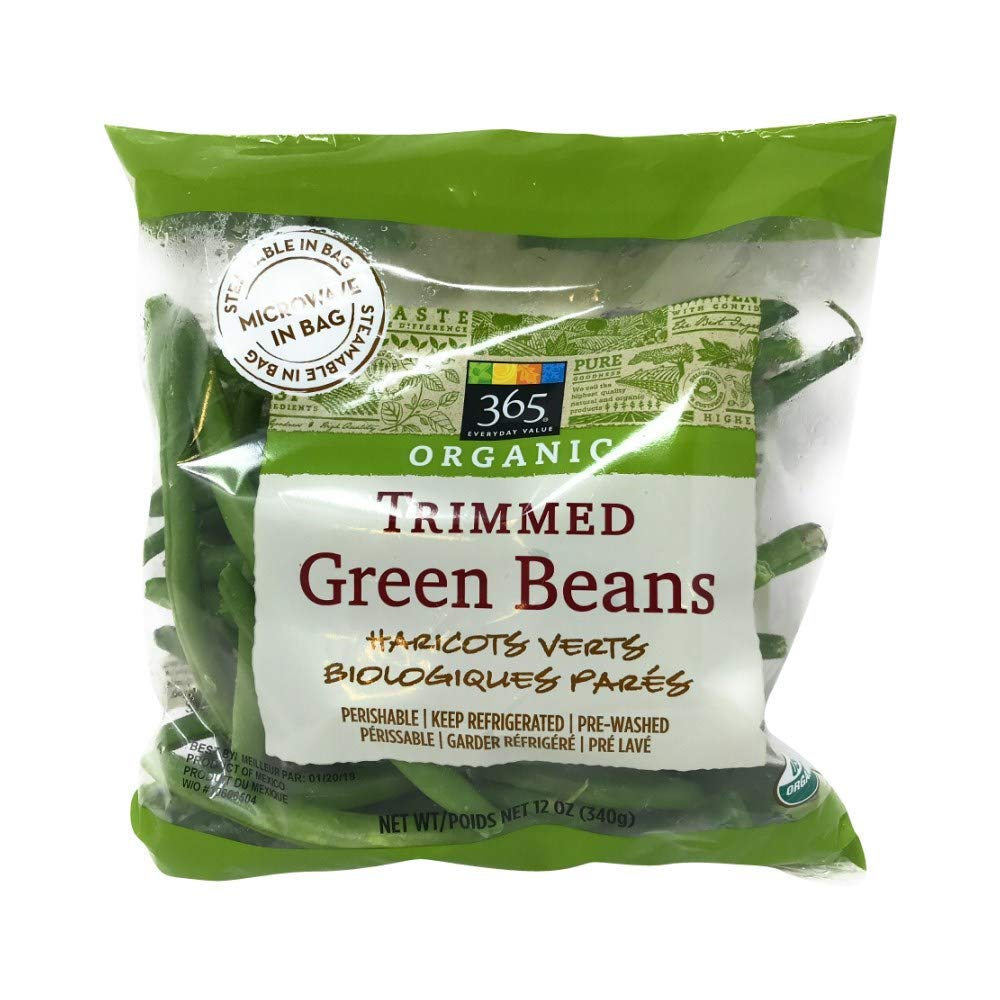365 by Whole Foods Market Organic Trimmed Green Beans 12 Ounce