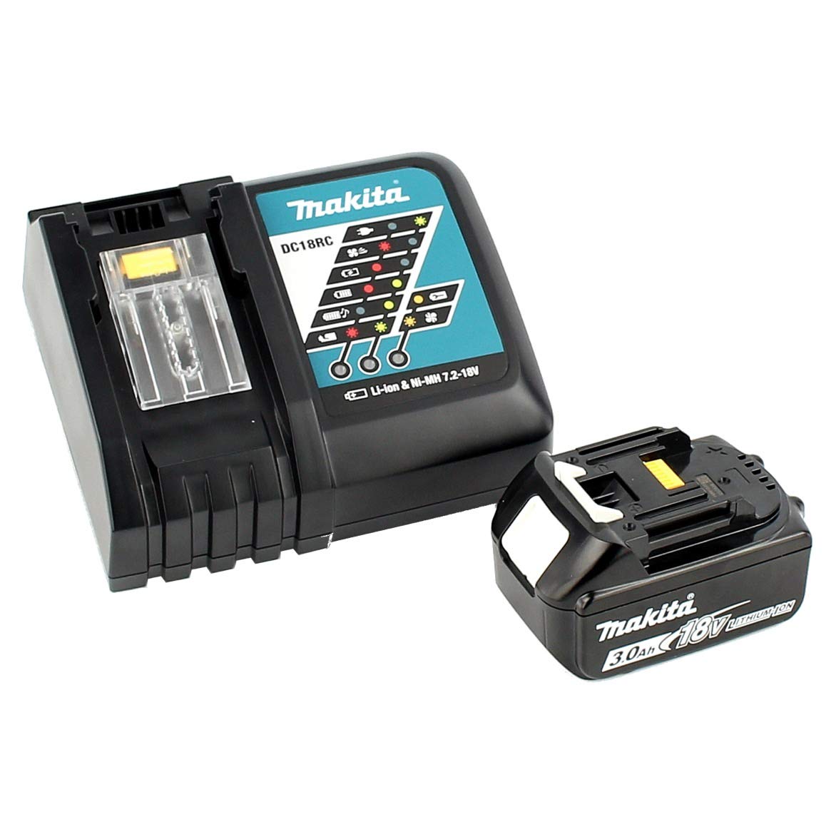 Makita DCL 182 RF1 Aspirateur sans fil Li-ion 18 V Vert + 1 batterie 3,0 Ah + chargeur