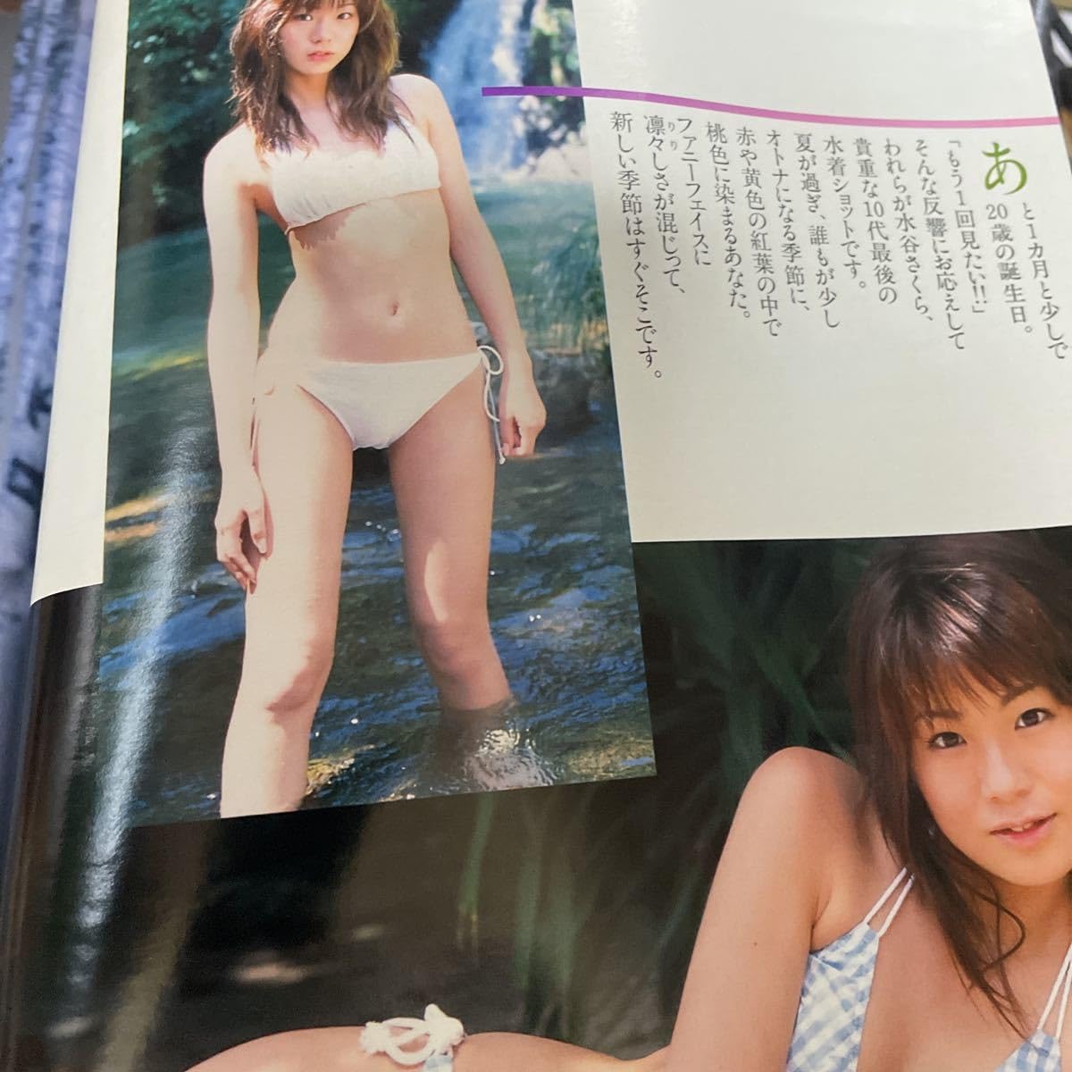 Amazon.co.jp: 水谷さくら 週刊プレイボーイ切り抜き4ページ