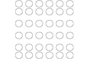 400 Pack 8mm Silver Open Jump Rings for Jewelry Making