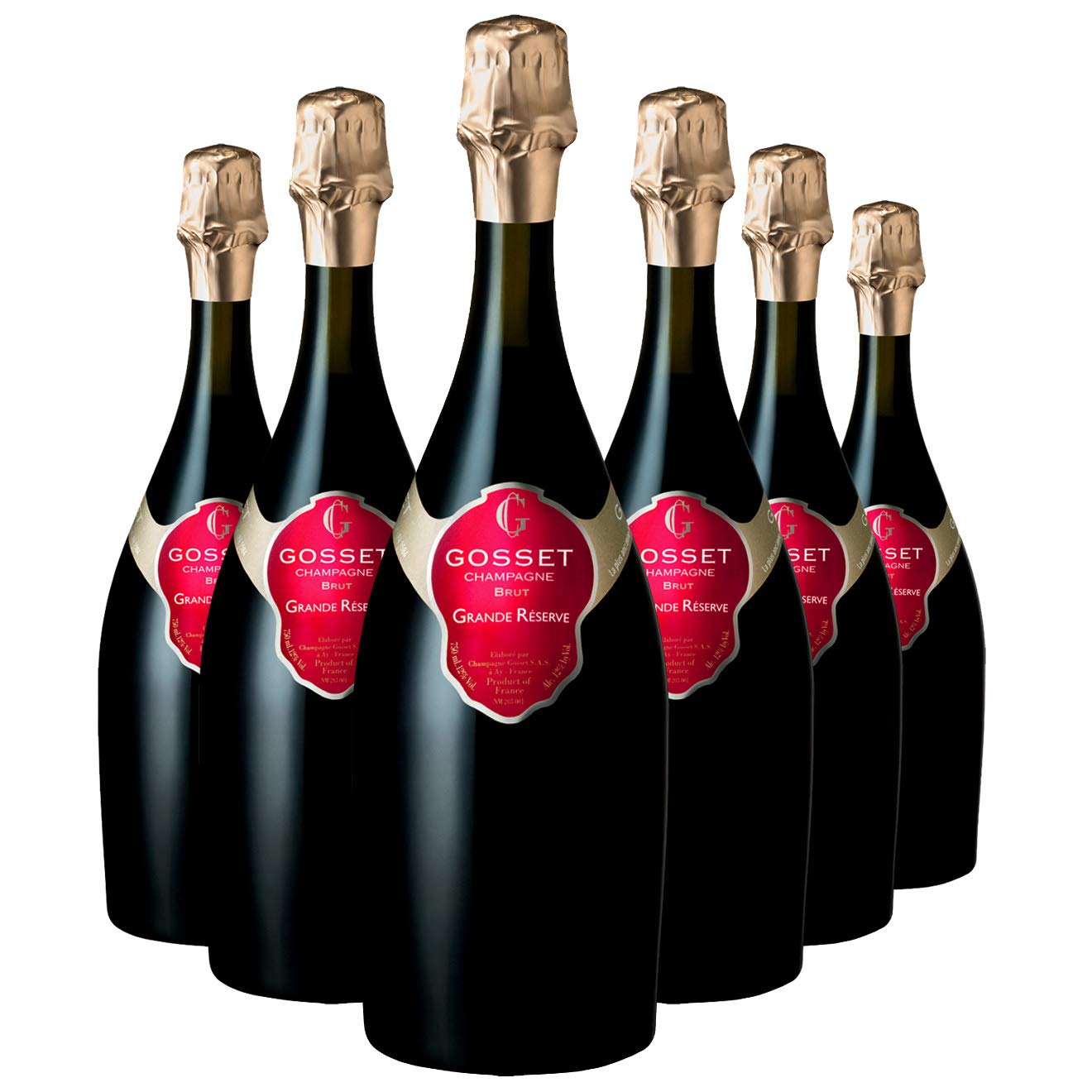 Champagne - Gosset Grande Réserve x6 - Champagne AOC