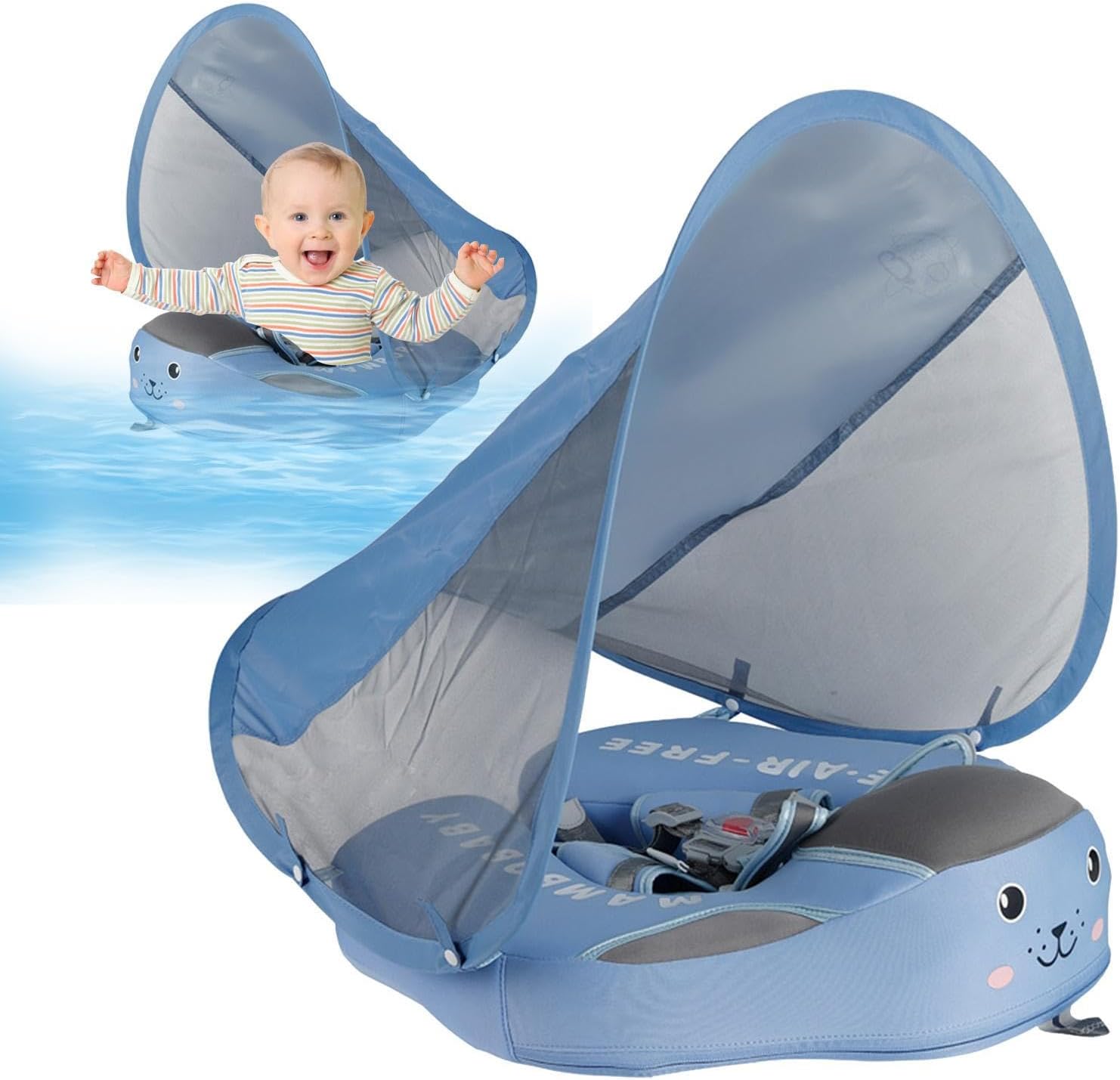 Mambobaby ベビーフロート 自己膨張式ベビープールフロート AnjeeIOT 圧縮可能プール スイムフロート 幼児用 ソフト Amazon |  Relaxing Babyベビー水泳フロート、赤ちゃんインフレータブル水泳フロートリングKids SwimリングU字Underarmウエスト水泳Floats  for浴槽/水泳 ... ベビープールフロート - 空気注入式ではない幼児用プールフロート | ベビースイムフロート | キャノピー付きスイミングフロート U