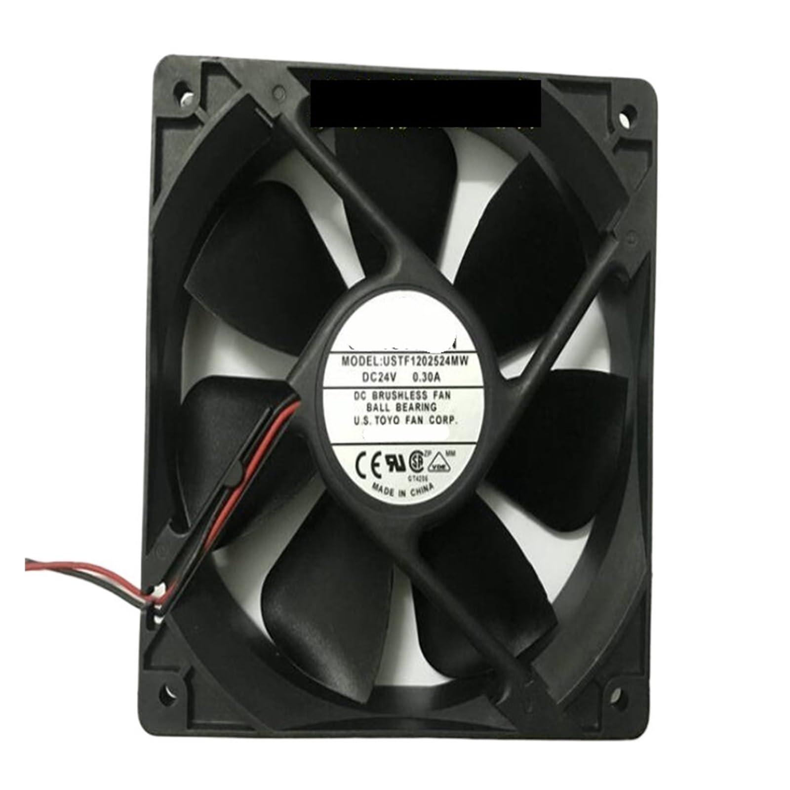 PWANUIGTE USTF1202524MW 24V 0.30A 12CM 12025 Two-Wire Inverter Fan