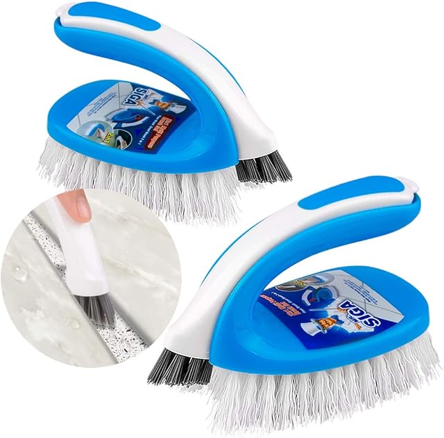 MR.SIGA Scrub Brush,2 in 1, Pack of 2