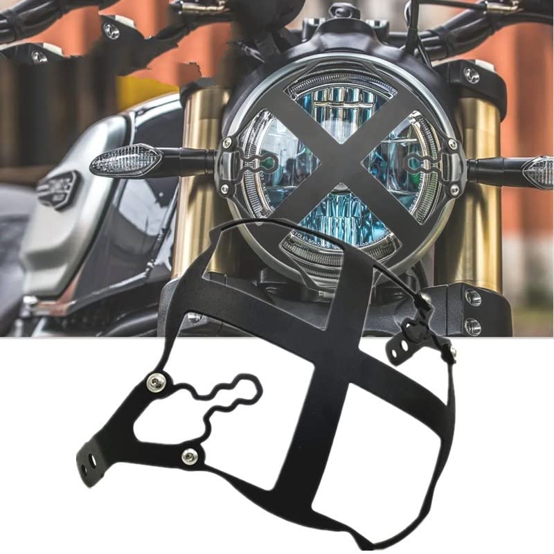 Ducati スクランブラー　ヘッドライトガード Amazon.co.jp: オートバイのヘッドライトガード スクランブラー