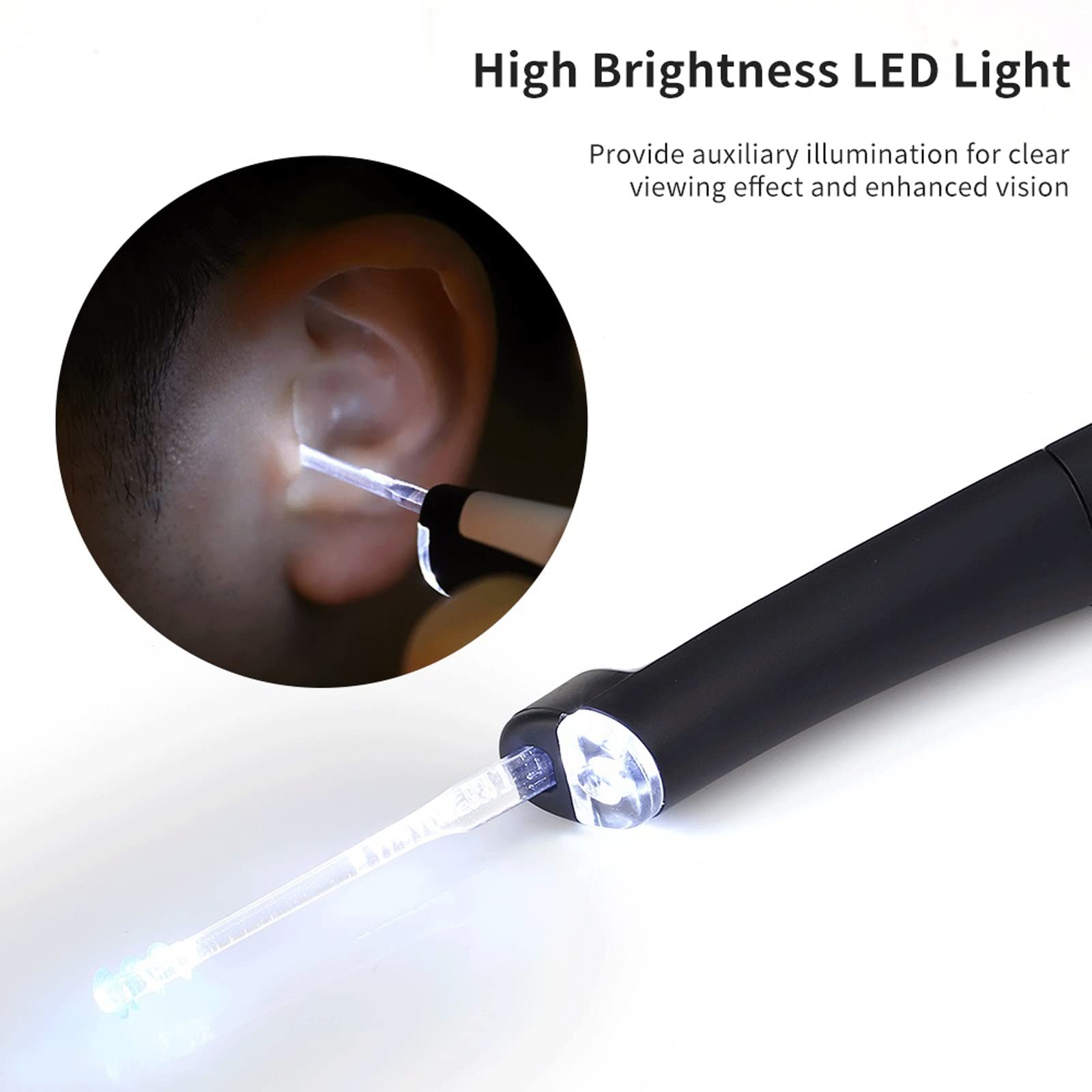 Prodotti per la rimozione del cerume Strumento per la rimozione del cerume Kit Portatile Sicurezza Earpick Elettrico Detergente per l'igien