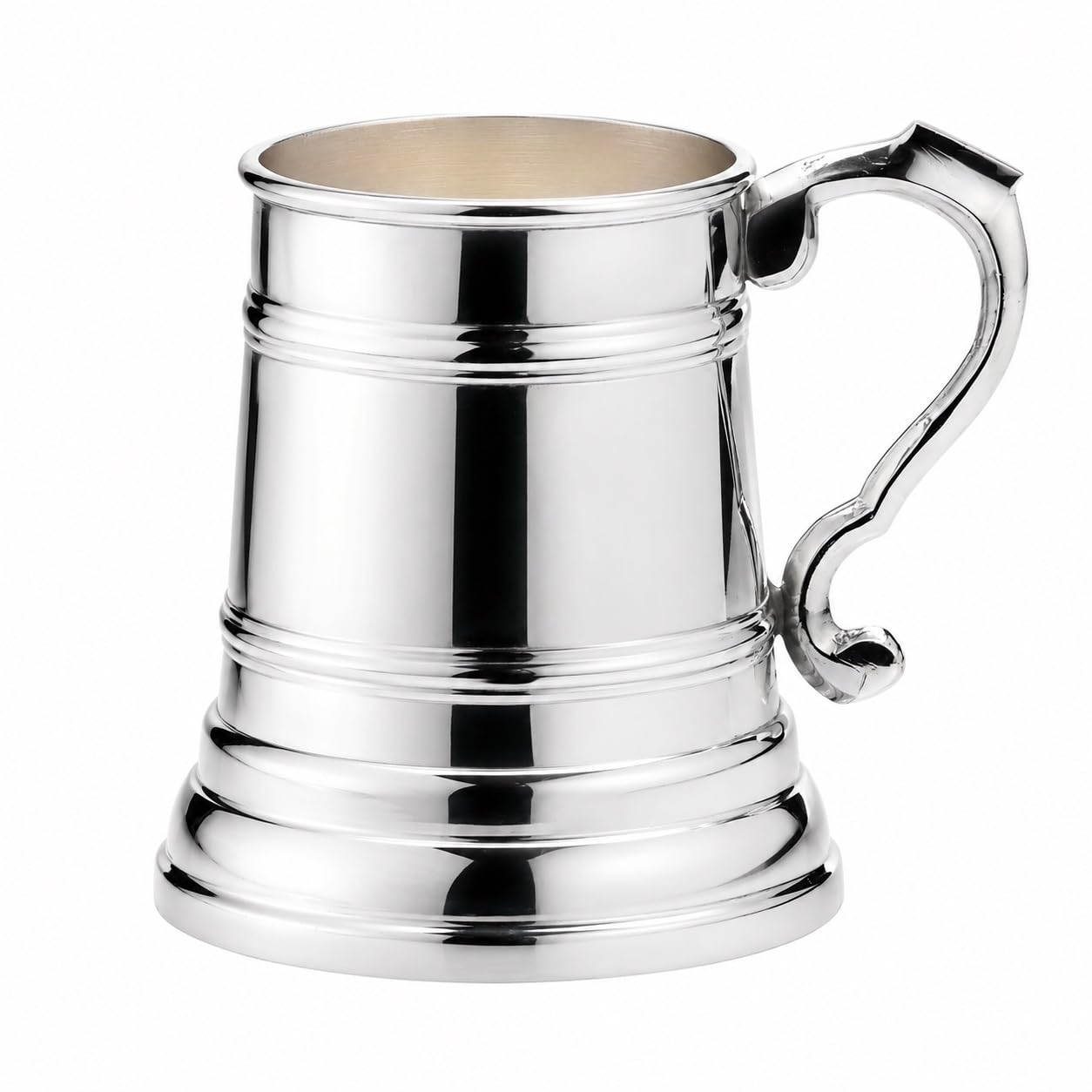 ROYAL QUEEN Portapenne Mug Boccale Tankard in Sheffield placcato argento cod.518531 cm 12h diam.8 by Varotto & Co.