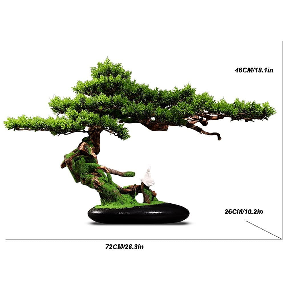 Symulacja drzewa do wnętrz sosna bonsai salon witalna sosna sztuczne drzewo doniczkowe biurko zen sztuczne zielone rośliny dekoracje hotelowe sztuczne drzewo bonsai
