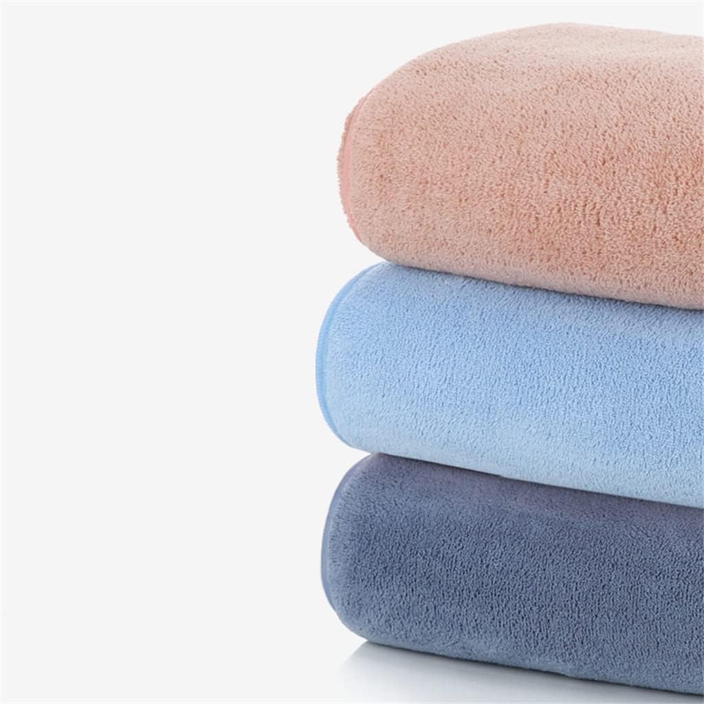 Large Bath Towel Household Cotton Water Quickly Dry is not Easy to Drop Hair Two Sets can wear a Towel(B 2PS)