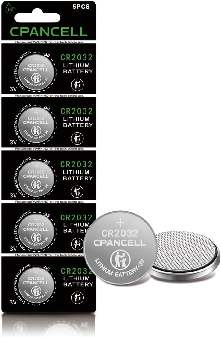 Baterías de litio CR2032 3V Batería de alta capacidad (5 unidades