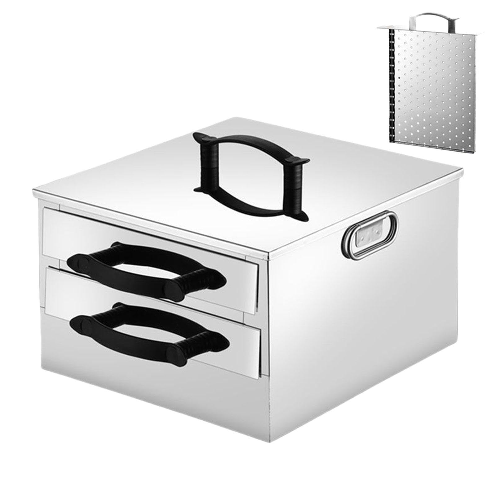F Fityle Machine à Rouler Le Riz et Les Nouilles, ustensiles de Cuisine à la Vapeur, avec tiroir, pour Petits Pains, équipement de Cuisine, Petit déjeuner, 304 2 Couches