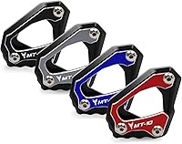 Vista 2 de KAnduo Placa de soporte lateral de pie CNC para motocicleta, soporte para Yamaha para MT-10 para MT 10 para MT10 para MT10 para FZ-10 FZ10 R1M R1 M