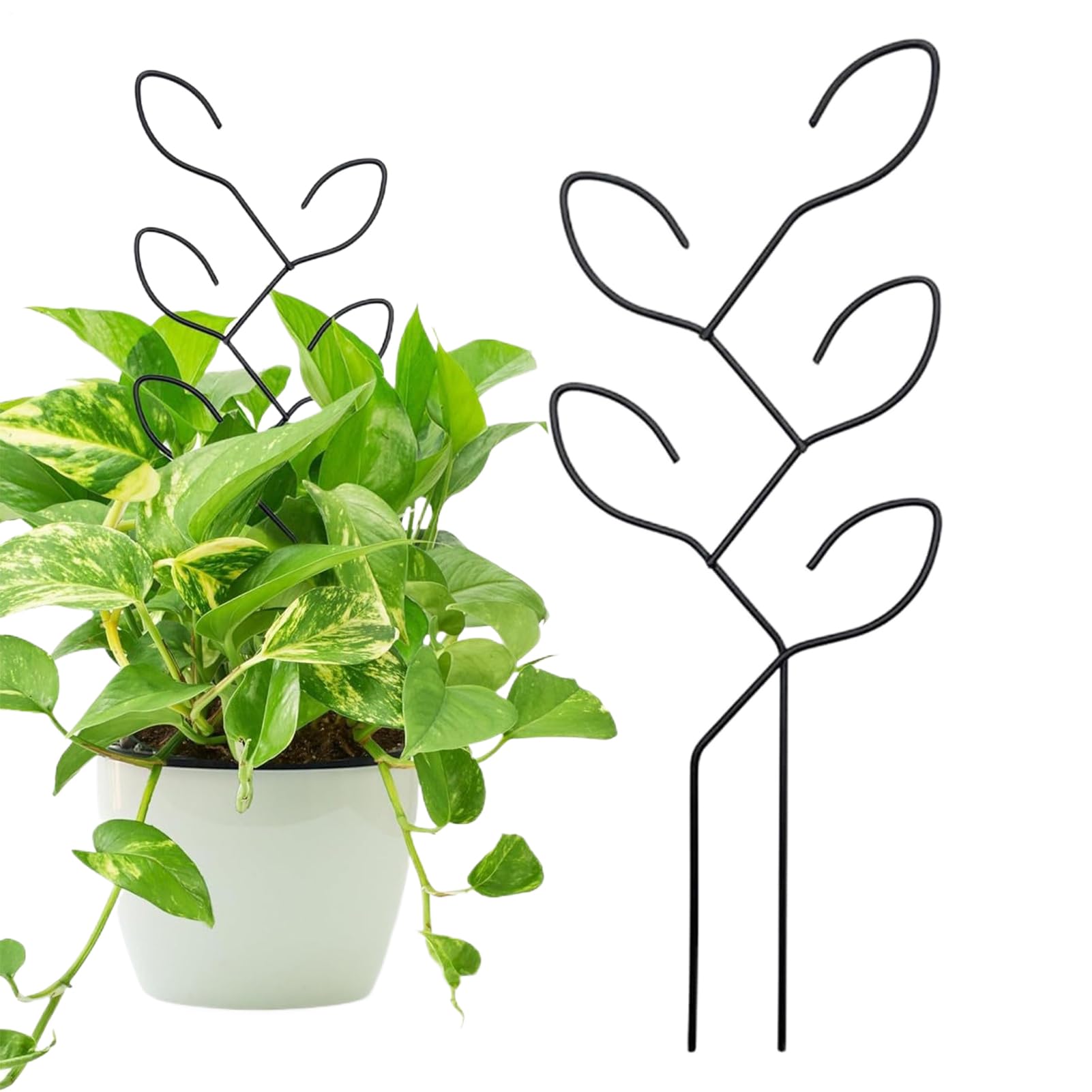 Metal Trellis For Potted Plants,Plant Climber Supports Mini Garden Trellis Indoor Climbing Plants Stakes Houseplant Accessories For Vines, Pothos, Flower, Monstera