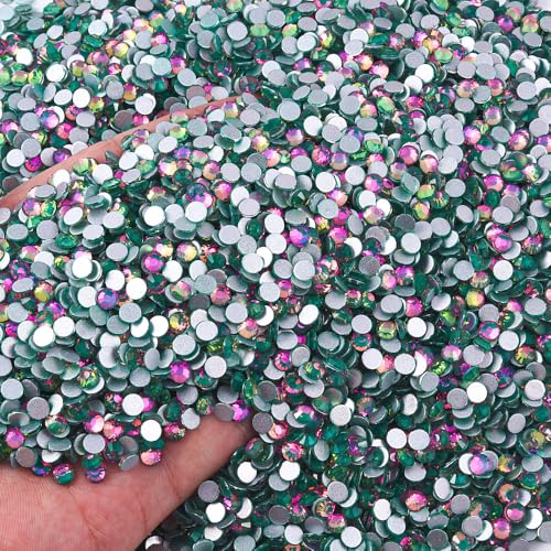 Image of Rhinestones for Nails Crafting 4mm SS16 Emerald Crystal 1440pcs | Flatback Non Hotfix Gems for Shoes,Jeans,Knee-High Socks,Leg Garters,Waist Belts,Bow Ties,Shawls,Arm Sleeves,Microphones