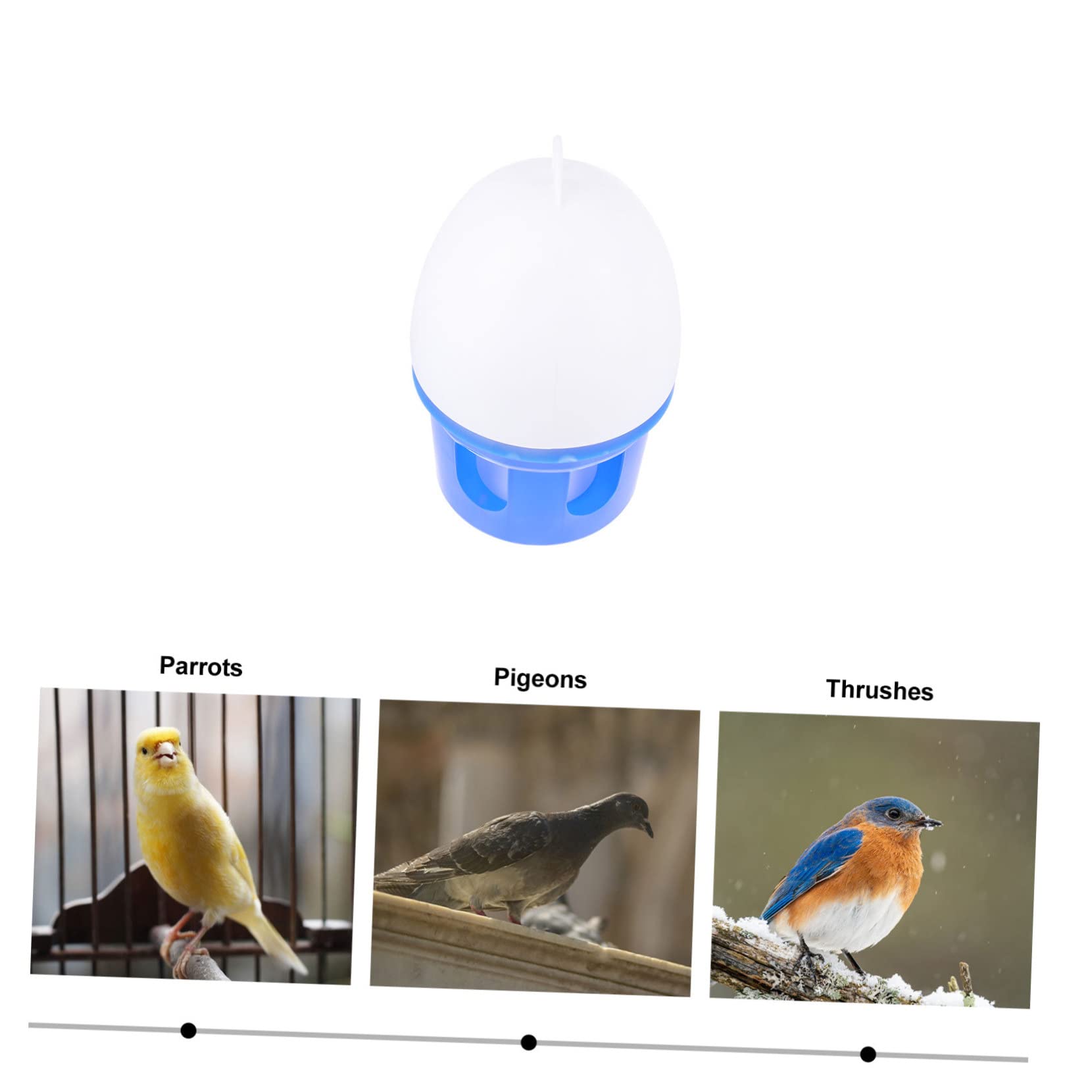 TOYANDONA Bebedero para Práctico Bebedero para Pájaros De Gran Capacidad para Comedero Pájaros Jardín o Patio