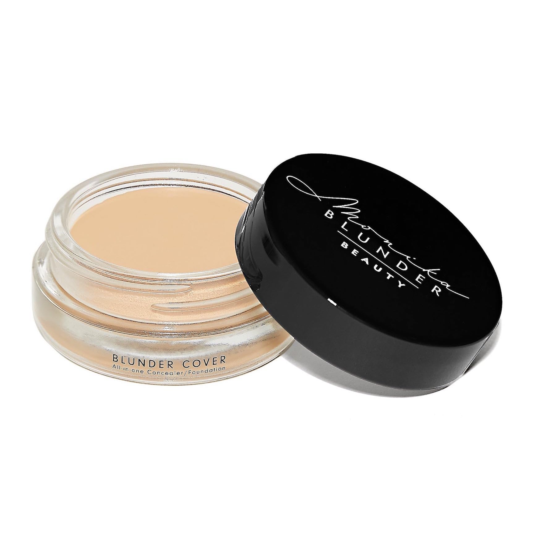 Monika Blunder Beauty - Blunder Cover Foundation, Concealer - Shade: 2.5 - Zwei.5 - Light, Warm Undertones - Clean Beauty, All-In-One, Cruelty-Free,