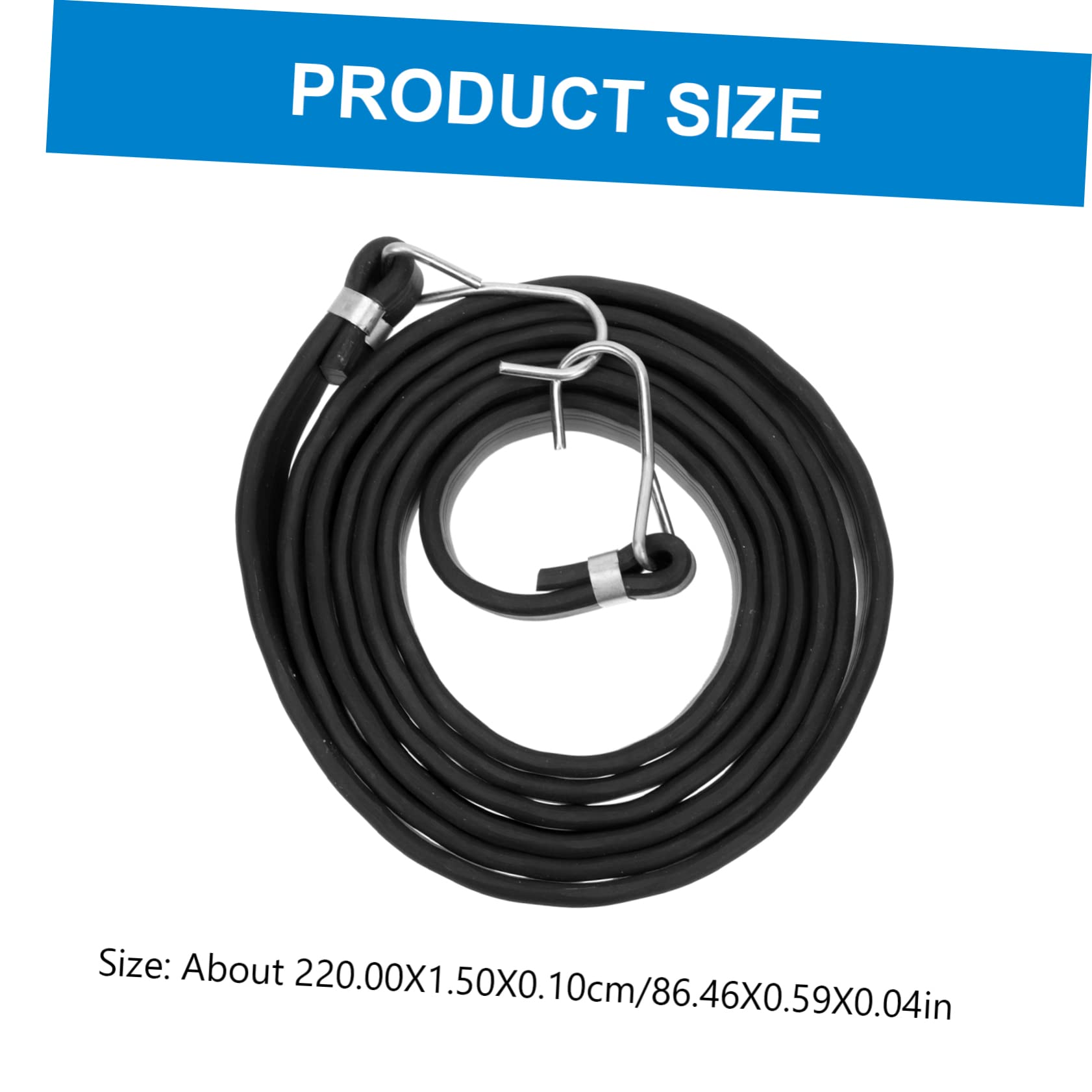 SOESFOUFU 2pcs High Elastic Luggage Binding Rope Adjustable Bike and Motorcycle Straps for Secure Cargo Durable Elastic Tie Down Belts for