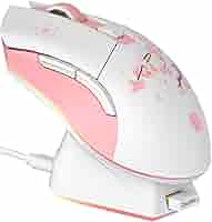 【色: 桜ピンク】DAREU ゲーミングマウス 無線 桜色/ピンク ワイヤレス2 71JbbeFlg0L._UF350,350_QL80_.jpg