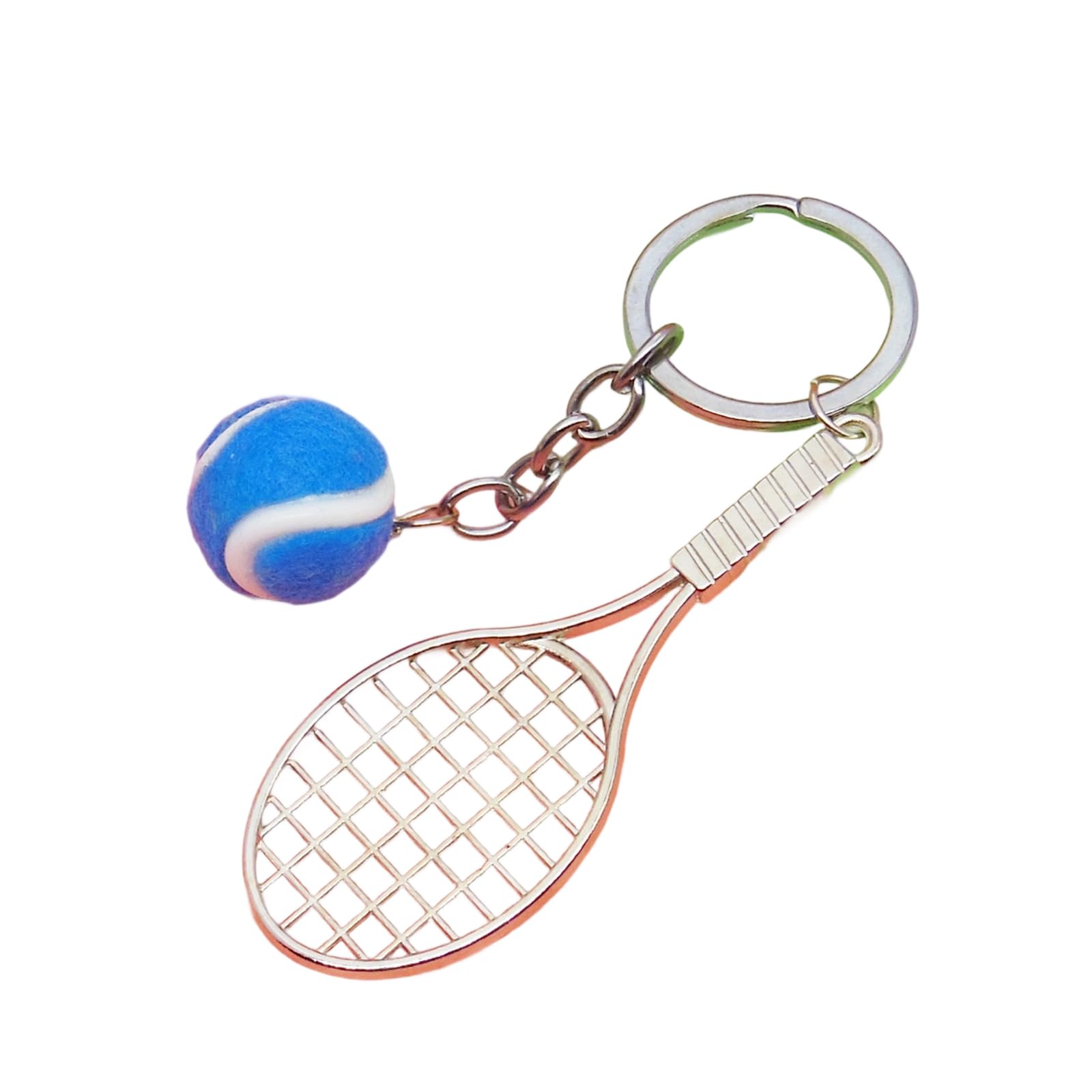 ⭐️CHANELシャネル⭐️キーホルダー　テニスラケット Amazon.co.jp: 現実的なテニス ラケット キーホルダー亜鉛合金