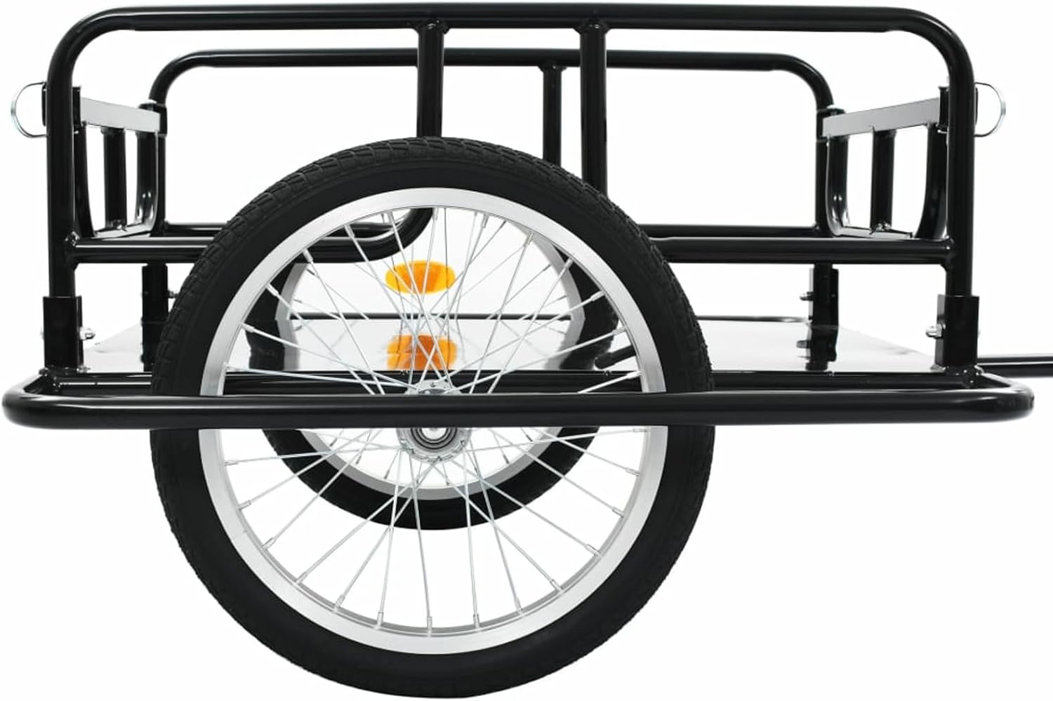 Bike Cargo Trailer 130x73x48.5 cm Steel Black