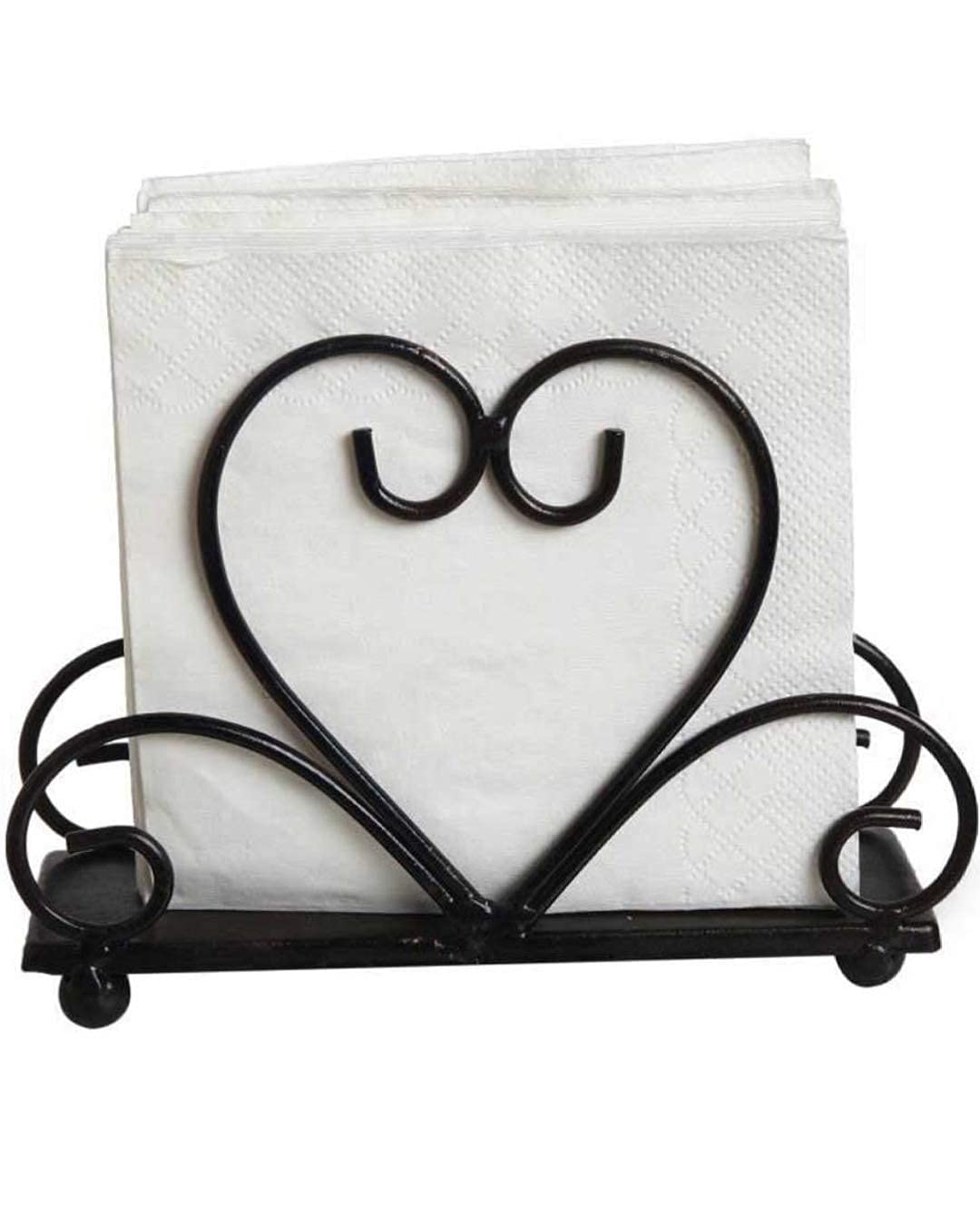 ELEGANT HOME DECOR Wrought Iron Decorative Napkin Holder/Tissue Paper Holder for Kitchen, Dining Table, Restaurant, Cafe, Hotels etc/Freestanding Tissue Dispenser for Indoor & Outdoor Use (B0B296K6BT) Amazon Price History, Amazon Price Tracker