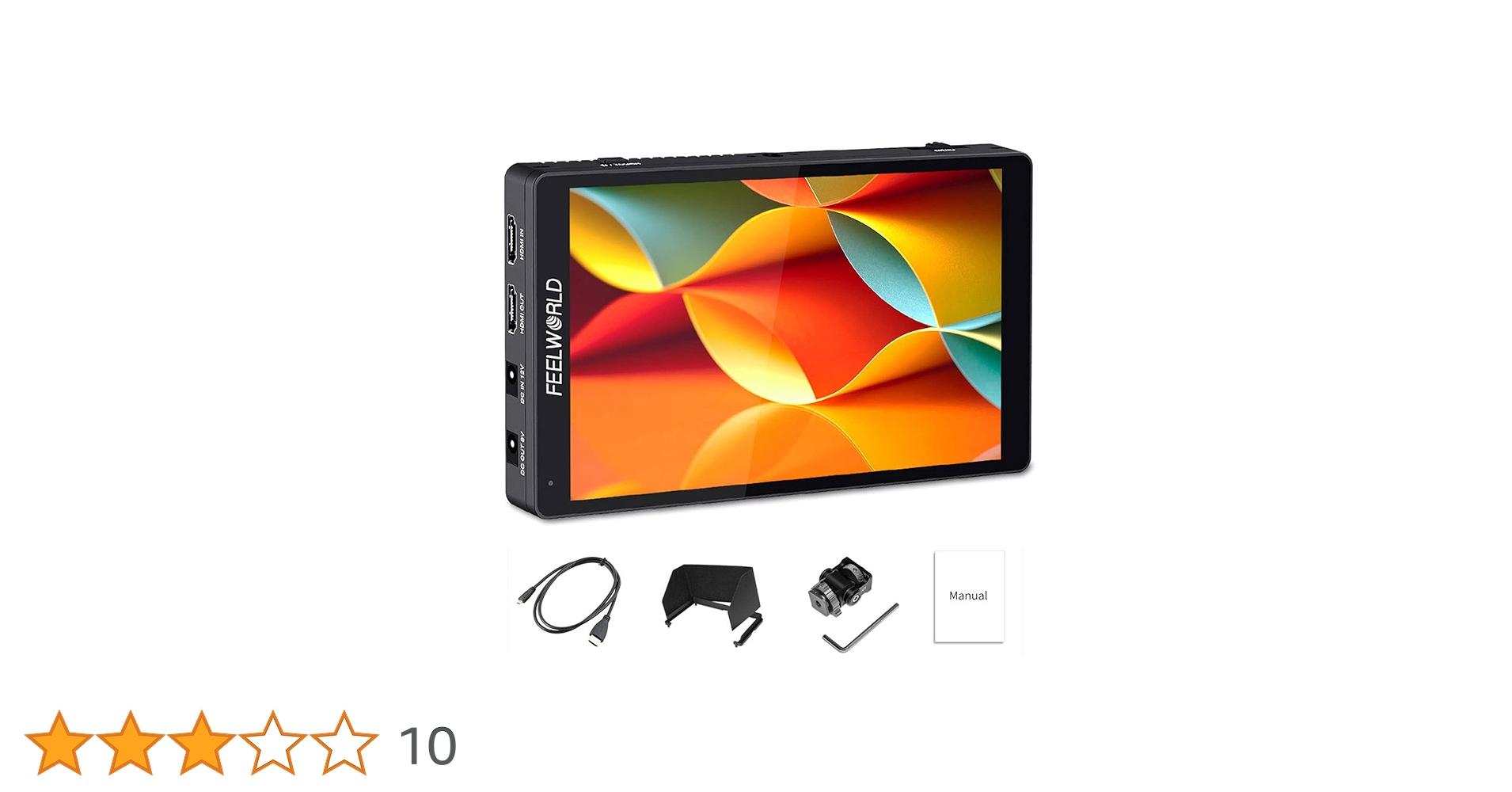 Amazon | FEELWORLD F7 PRO 7インチ3DLUTタッチスクリーンDSLRカメラ