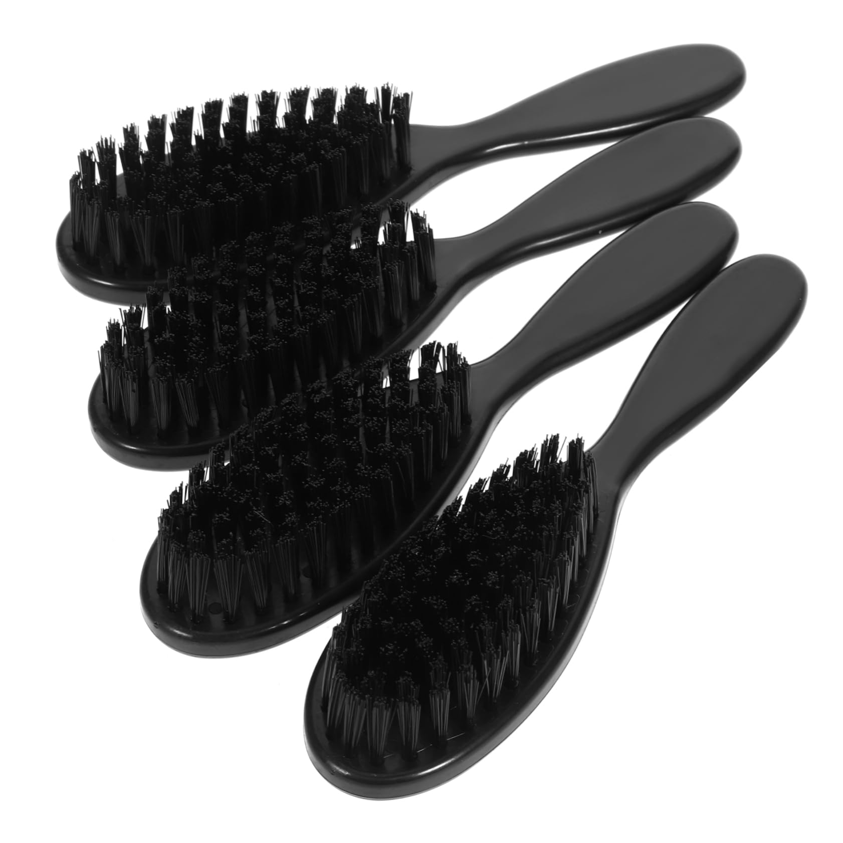 Beatifufu Men's Face Shaving Brush 4pcs Beard Brush Set Salon Brush for Beard Shaping