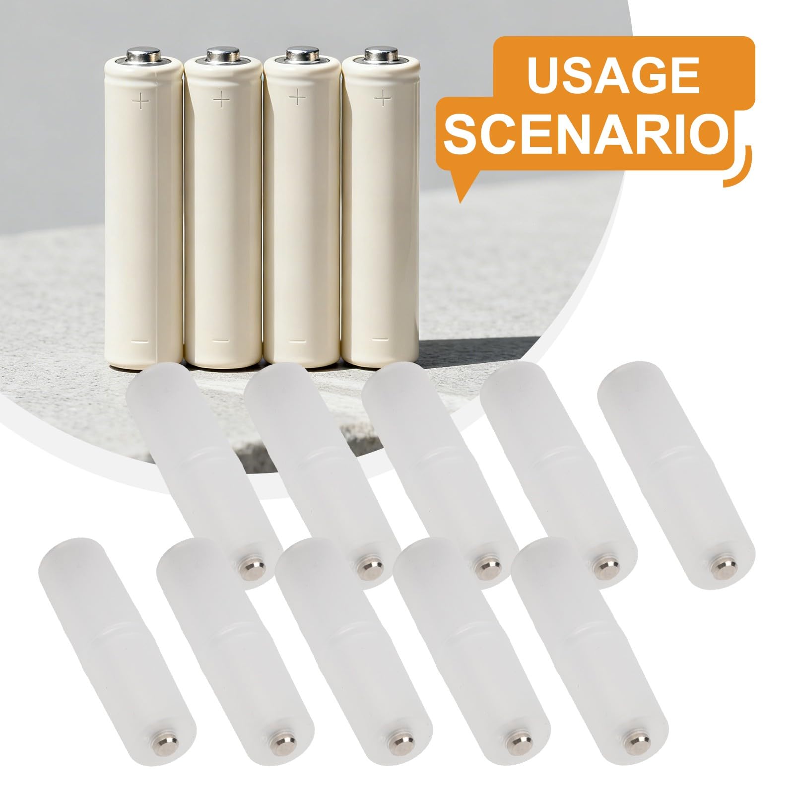 10 Pezzi AAA A Batteria Aa Convertitore Adattatore Supporto Custodia Switcher 10 Pezzi AAA A Batteria Aa Convertitore Adattatore Supporto Custodia Switcher
