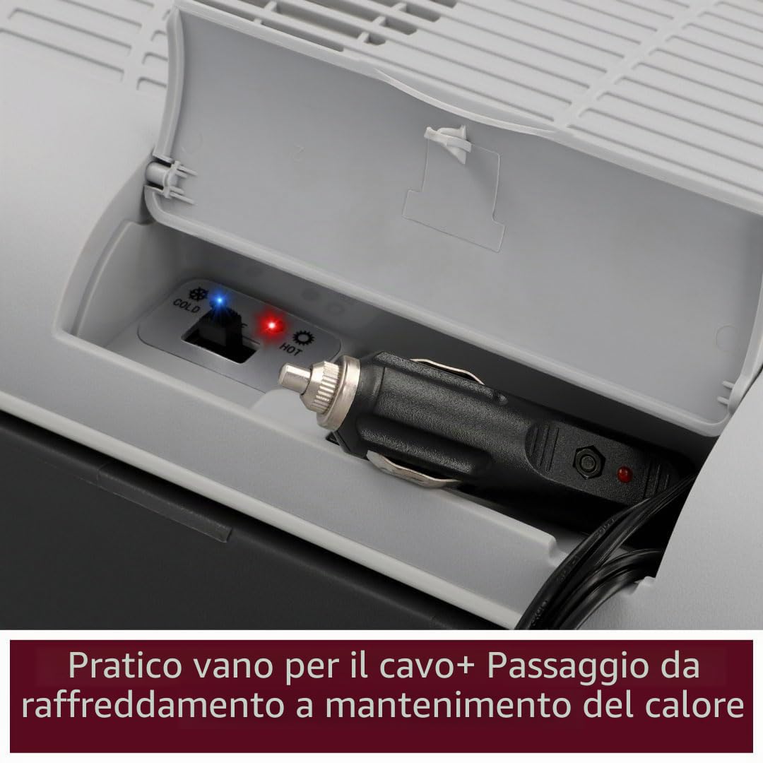 AEG Automotive 10695 Contenitore termoelettrico per Frigorifero e Riscaldamento KK 14 Litri, 12/230 Volt per Auto e Presa, 14 Liter