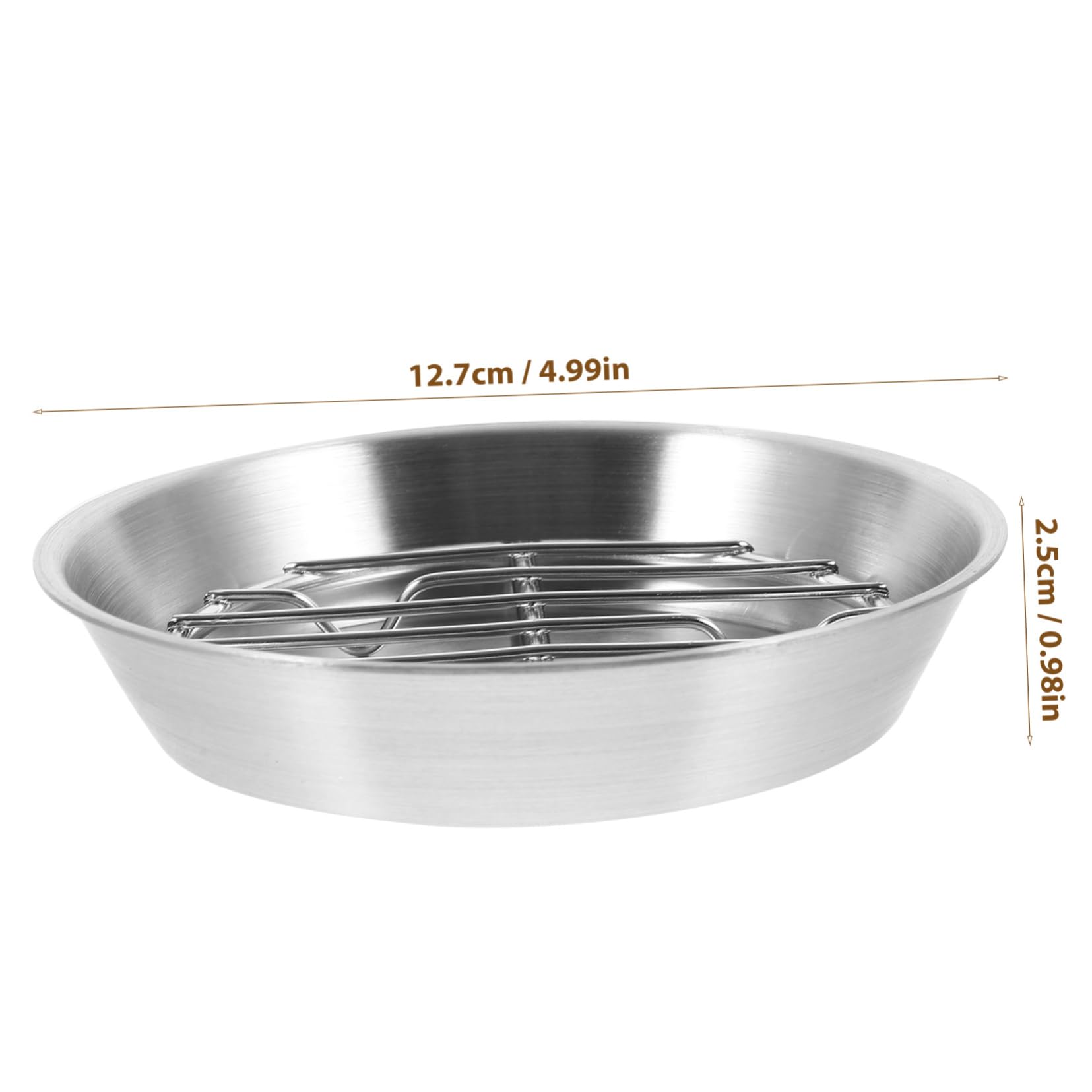 OKUMEYR 1 Set Stainless Steel Baking Pan with Draining Rack Heavy Duty Tray for Oil Draining and Grilling Versatile Cooking Essential for Healthy Meals