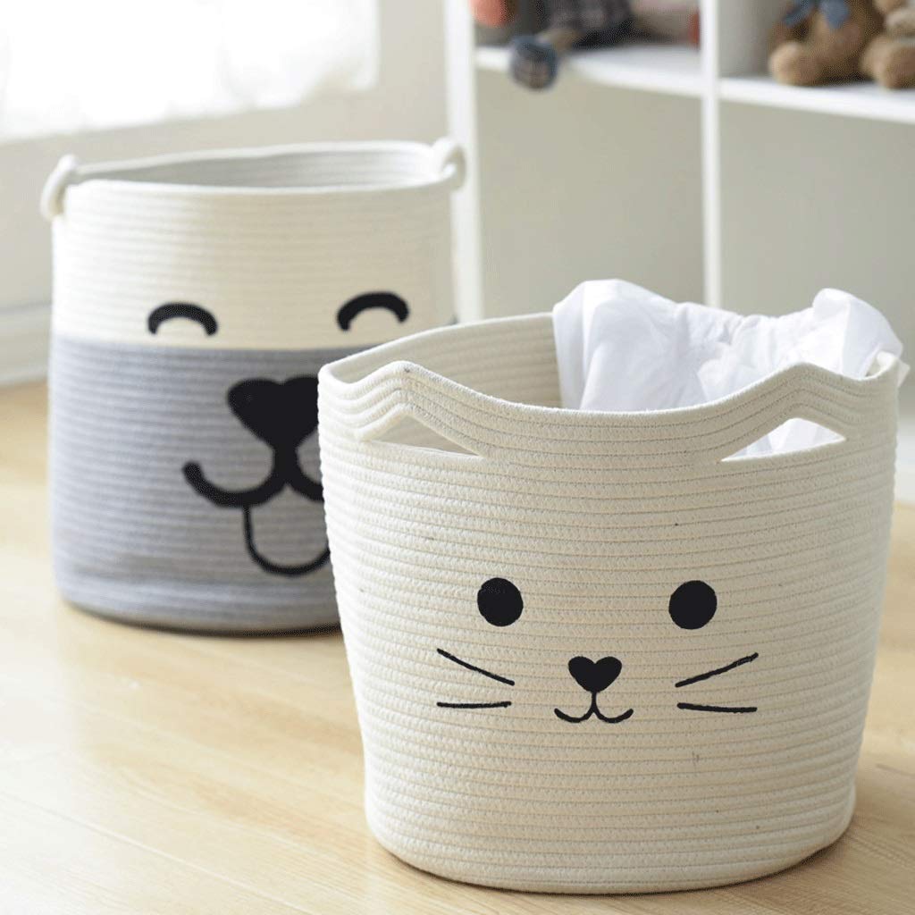 Scatola Portaoggetti I cesti di stoccaggio possono essere piegati il ​​cesto lavanderia con maniglie può essere lavata i contenitori for stoccaggio sono adatti for cucina, armadio, bagno Adatto per gu