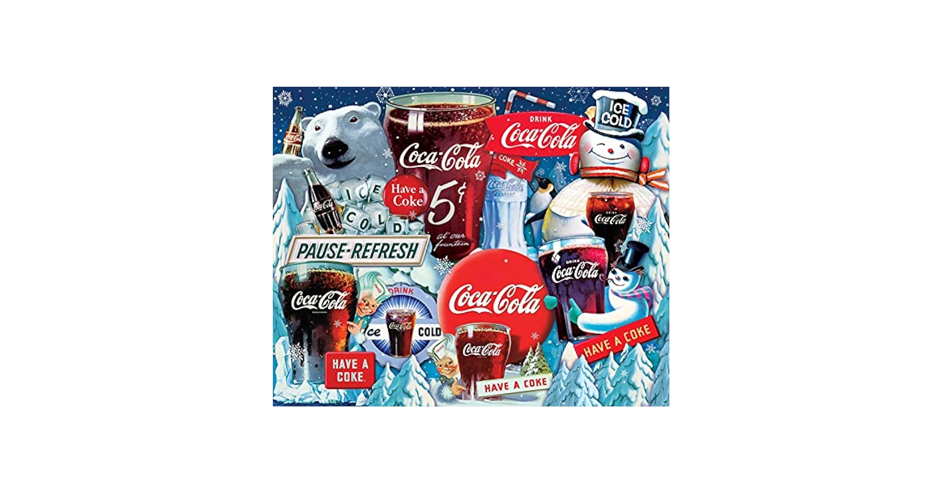 Amazon.com: Springbok 1000 Piece Jigsaw Puzzle Coca-Cola Ice