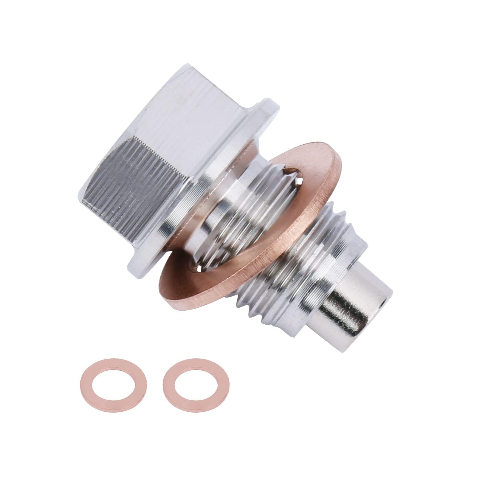 M14 x 1.5MM Stainless Steel Magnetic Oil Drain Plug with Neodymium Magnet Fits for Honda Acura Ford GM Mazda Hyundai KIA And More Vehicles-picture-22