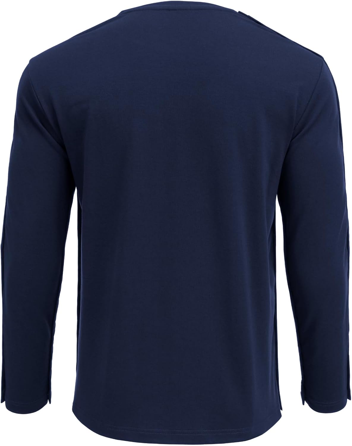 Deyeek Post Shoulder Surgery Recovery Shirts for Men Chemo Port Access Top Snap Full Tear Away Long Sleeve - Image 9