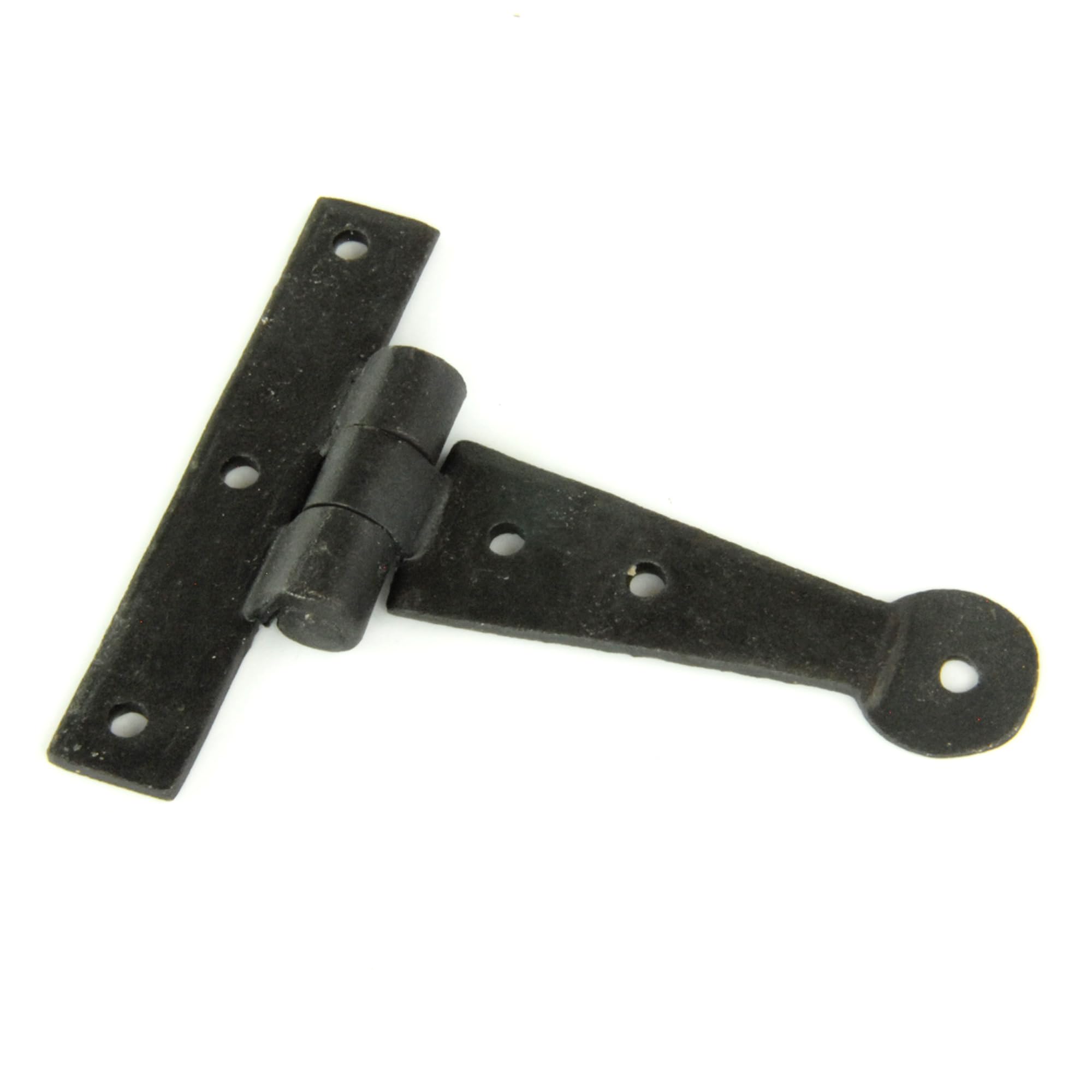 Beeswax Hand Forged Iron Hardware Door Handles Pulls Hinges Latches (Penny Hinge 4")