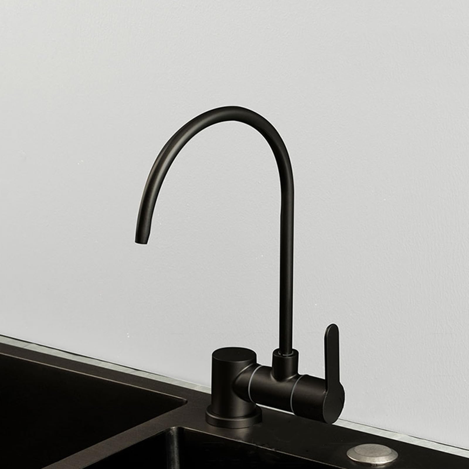 Robinet de cuisine pliant en acier inoxydable au design moderne