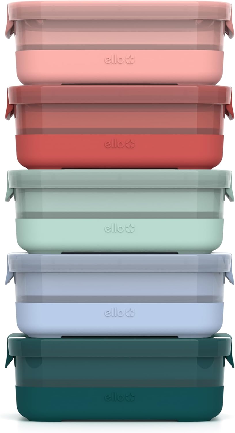 Ello Plastic Meal Prep Set