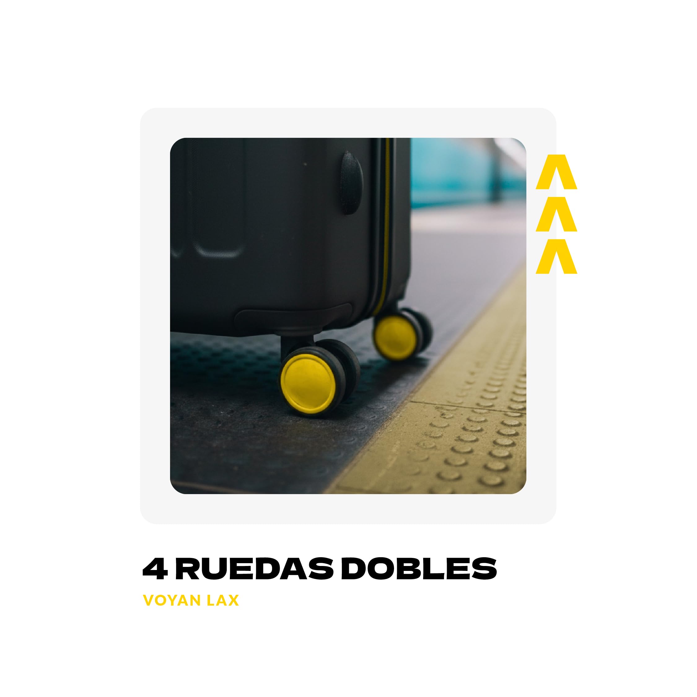 VOYAN Maleta de Cabina Avión 55x40x20 LAX, Trolley de Viaje Ultraligero con Carcasa Rígida, Maleta de Mano para Ryanair con Cerradura de Seguridad, Equipaje de Cabina para Viajes, Azul