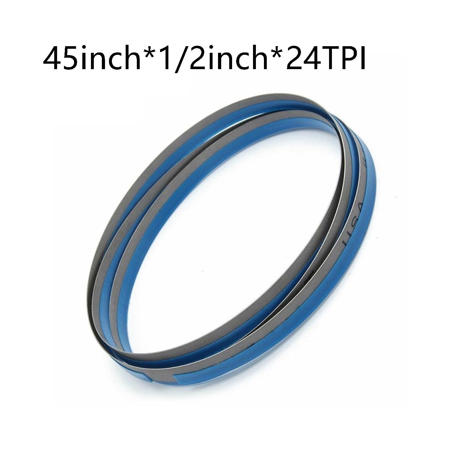 3 szt. narzędzi tnących do metalu o wymiarach 45 cali i szerokości 1/2 cala oraz gęstości 24 zębów na cal kwadratowy, brzeszczoty bimetaliczne M42, taśmowe wysokiej wytrzymałości ostrym wykończeniu