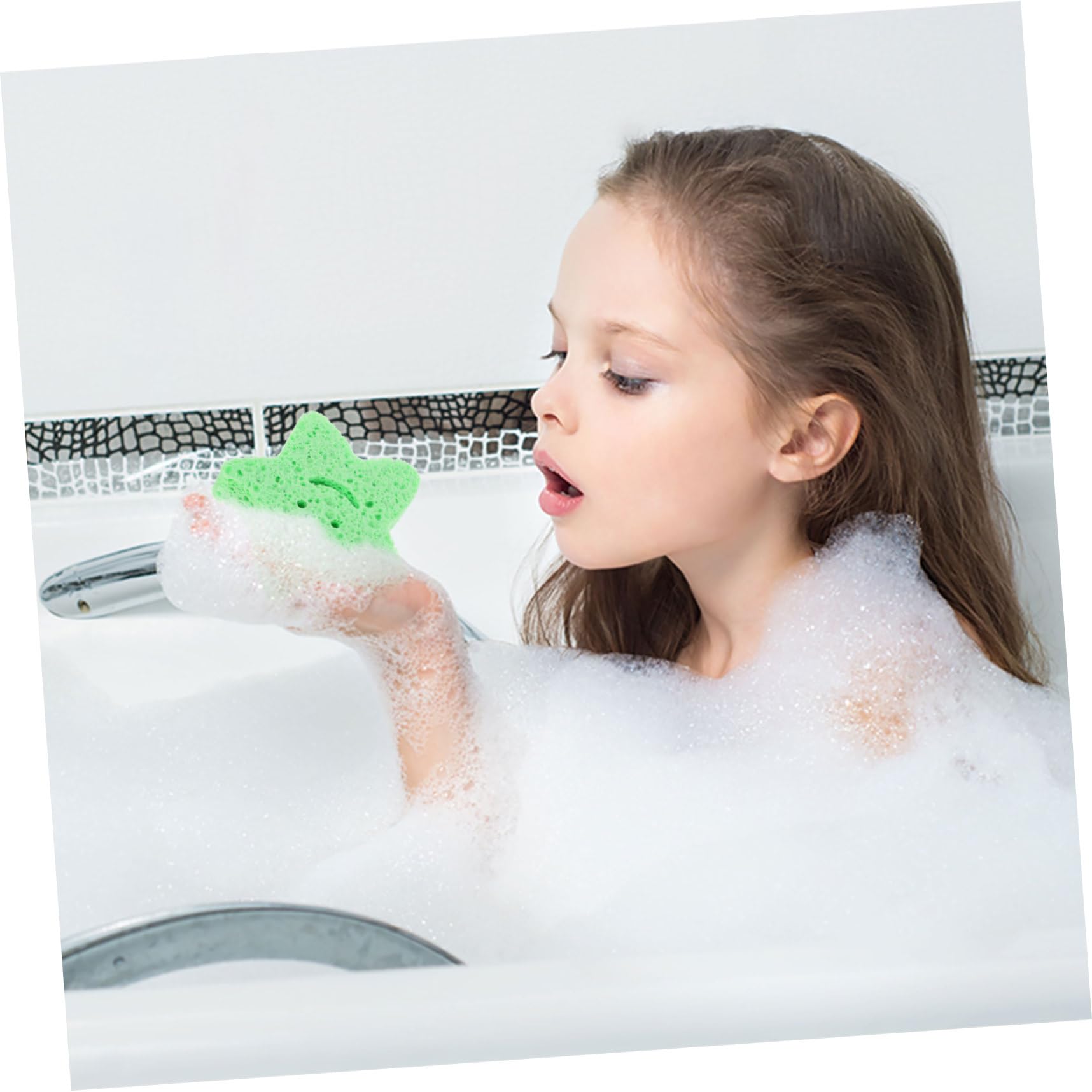 Healvian 3 Set Spugne Spugna Per Il Corpo Luffa Da Bagno Spugne Abrasive Per La Pulizia Giocattolo Da Bagno Spolverino Scrubber Corpo Spolverare Stucco Lavello Auto Green Spugna 6 Pezzi * 3