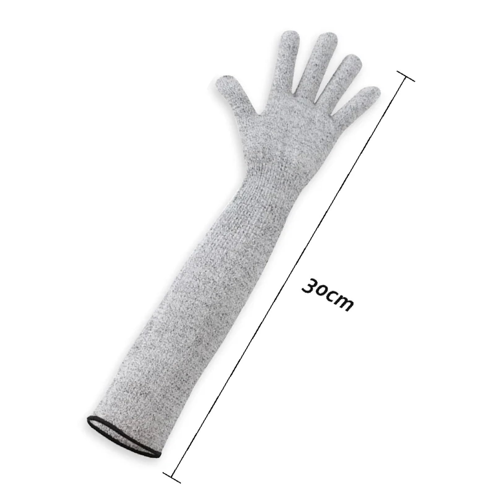 1 Paar Schnitt- und Stichschutzhandschuhe der Schutzklasse 5 (HPPE),Hohe Flexibilität(30mm)