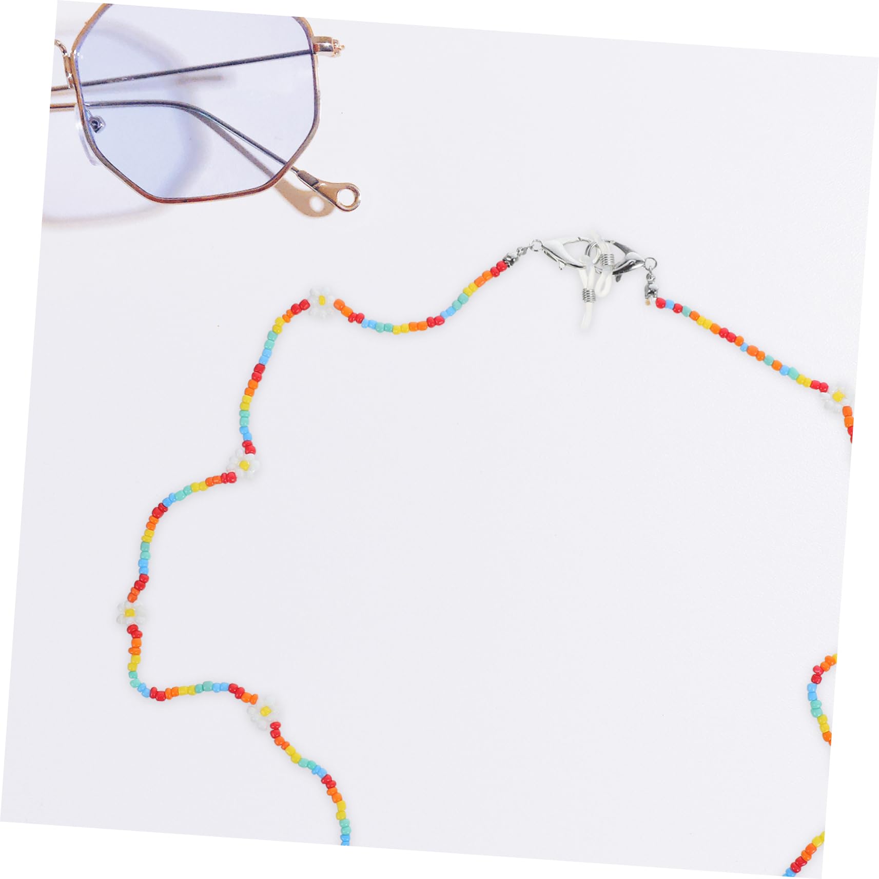 Stylische Blumenperlen Brillenkette Multifunktionale Masken Und Brillenhalterung Assortierte Farben Für Sonnenbrillen Und Lesebrillen