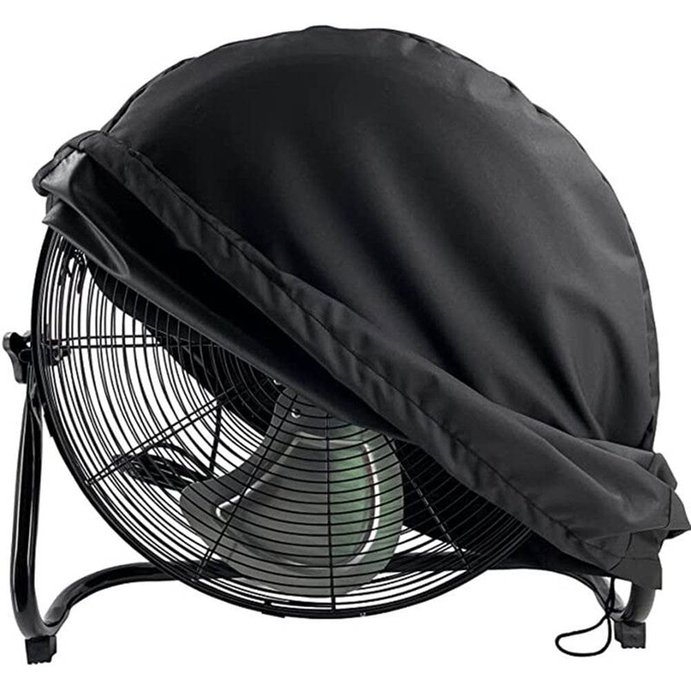 CHUOZI Industrial Fan Cover Waterproof Dustproof Outdoor for 18"&20" Floor Heavy Duty High Velocity Covers(Black)