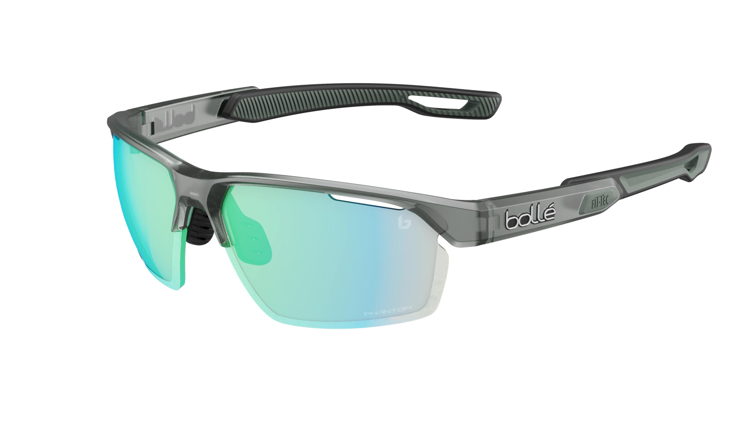 bollé VICTUS PRO Black Frost - Phantom Clear Green Photochromic - Sunglasses - Medium - Unisex