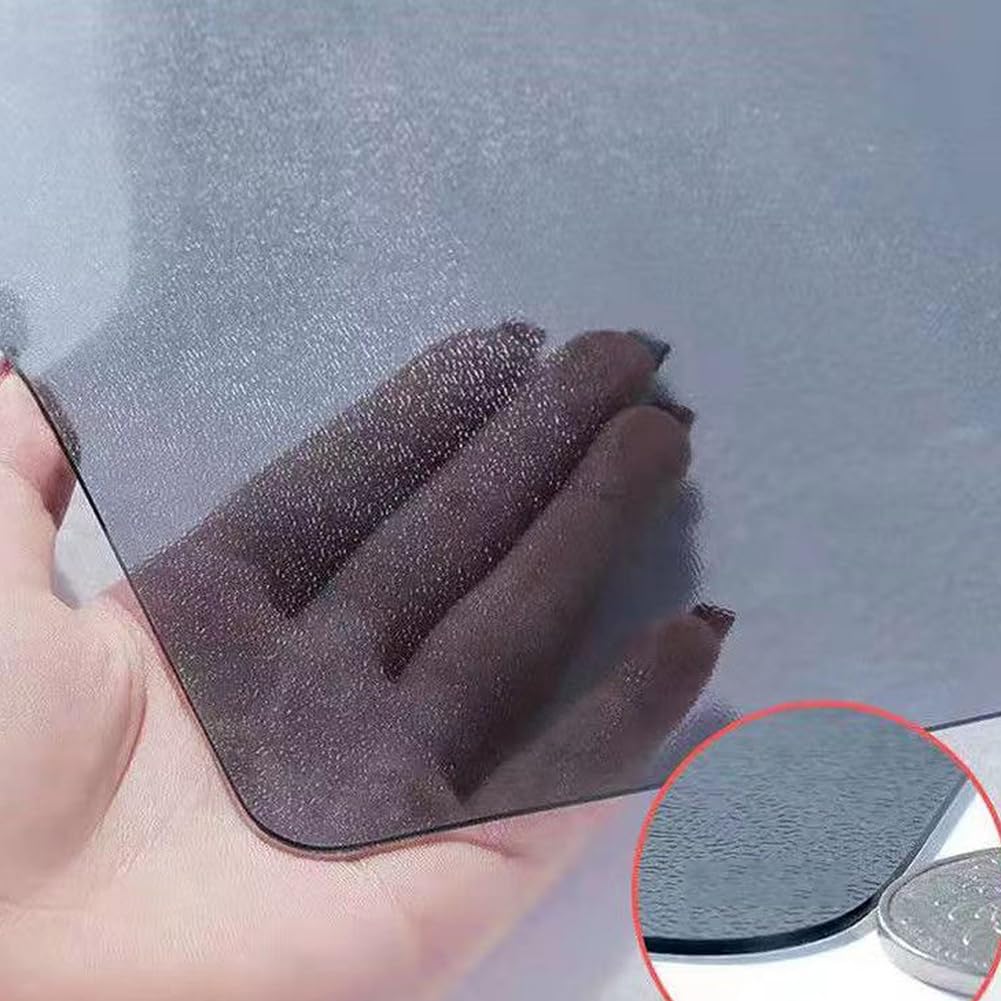 Czarny obrus PCW o grubości 1,5 mm – wodoodporny, bezwonny plastikowy ochraniacz na stół do jadalni, domu i na wydarzenia, trwały, niekurczący się pokrowiec na stół
