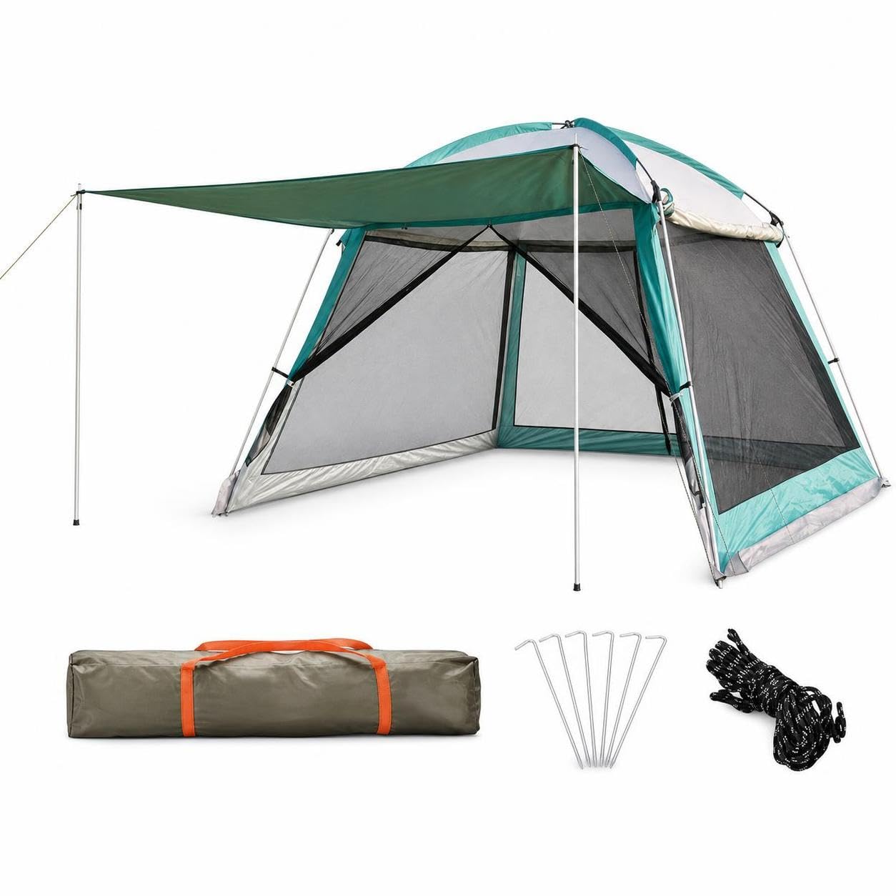Tienda campaña Doble Capa Impermeable para Camping Refugio Picnic Outdoor - para Jardín | para