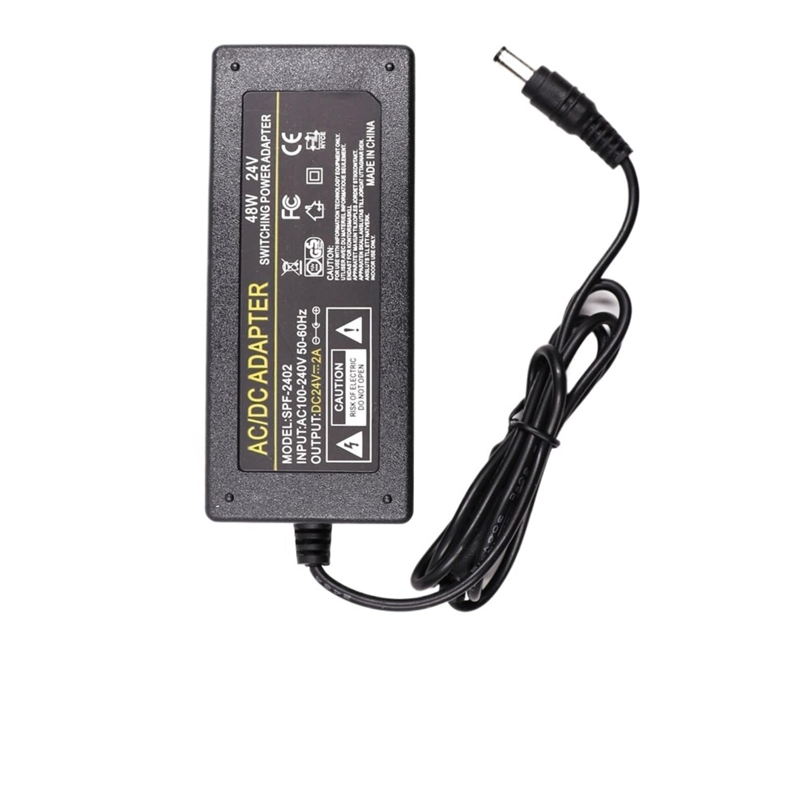 Zasilacz 100-265V DC 5V 12V 24V Ładowarka 1A 2A 3A 4A 5A 6A 10A Sterownik LED Konwerter UK Australia Stany Zjednoczone UE (wtyczka UK, 1A, DC24V)