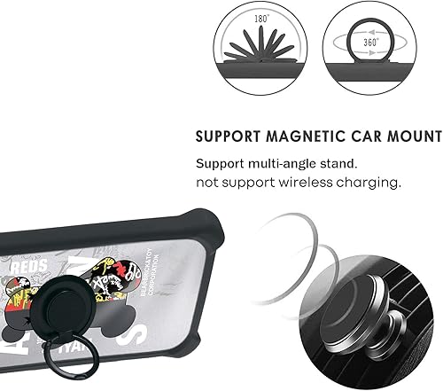 Miniatura 2 de Koobee K100 - Funda compatible con Ans Koobee K100 SL004T, con protector de pantalla de vidrio templado, policarbonato duro + silicona suave,